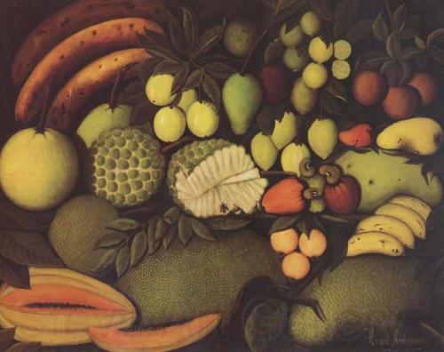 Henri Rousseau Still Life with Exotic Fruits France oil painting art